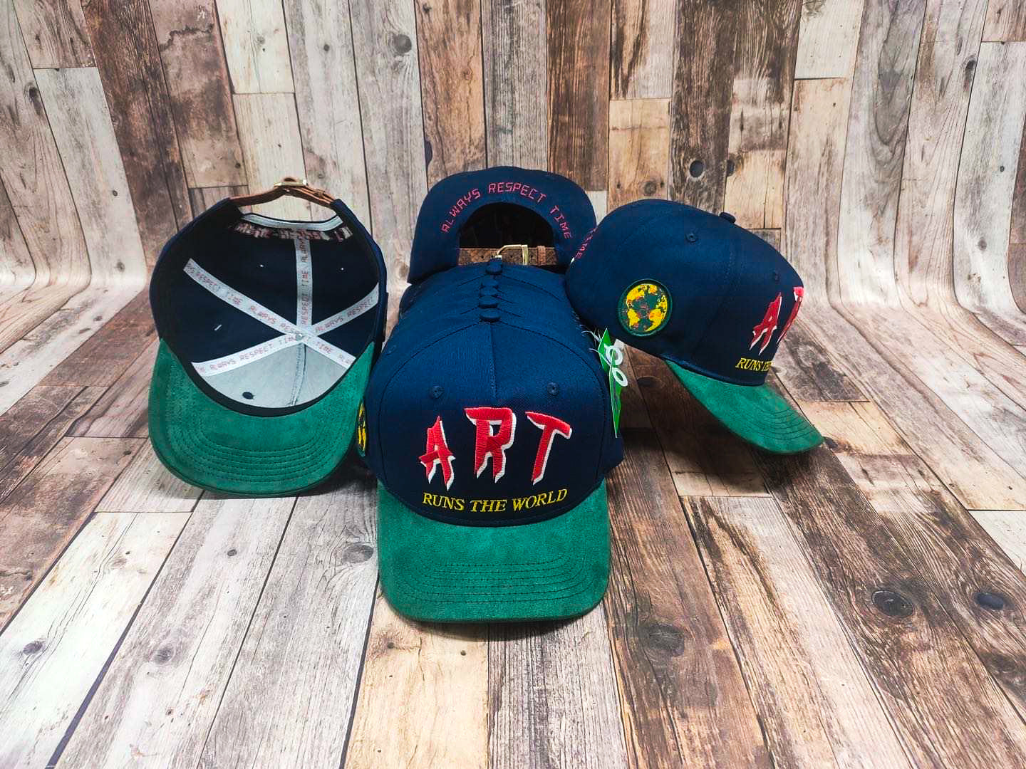 Navy/Green "RTW" Hat